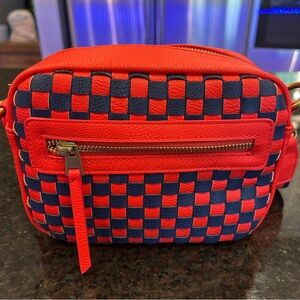 Universal Thread Red and Blue Checkered Crossbody Bag